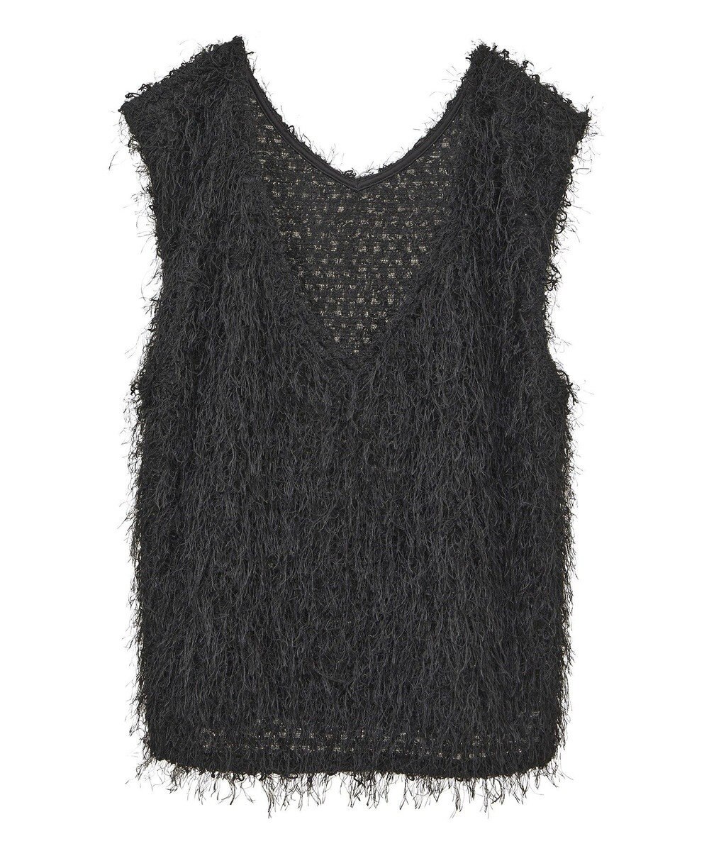 earth music&ecology ふさふさベスト 