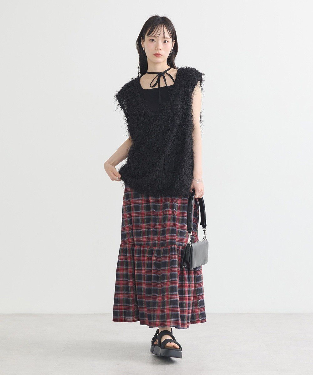 earth music&ecology ふさふさベスト 