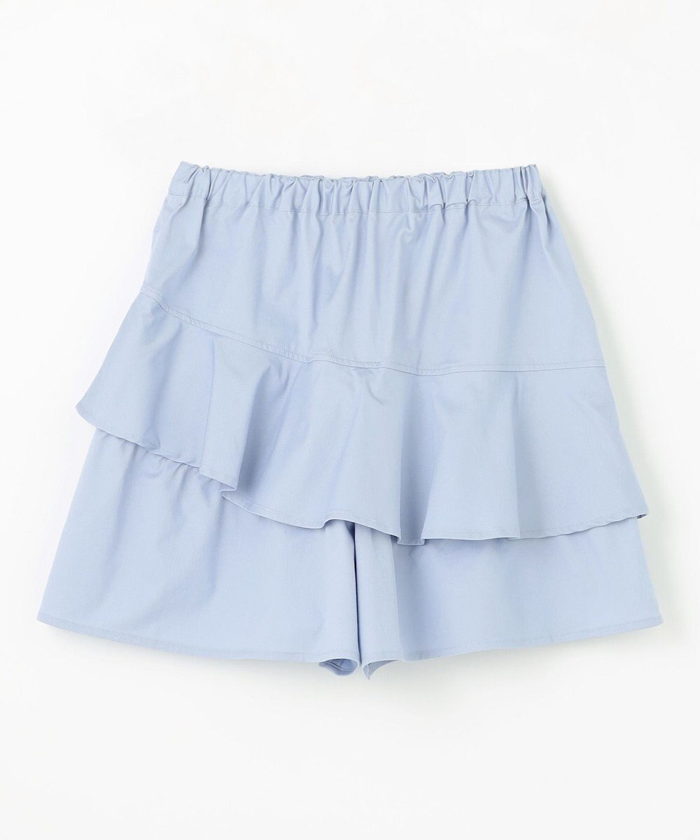 組曲 KIDS 【150-160㎝】アシンメトリーフリル キュロット 