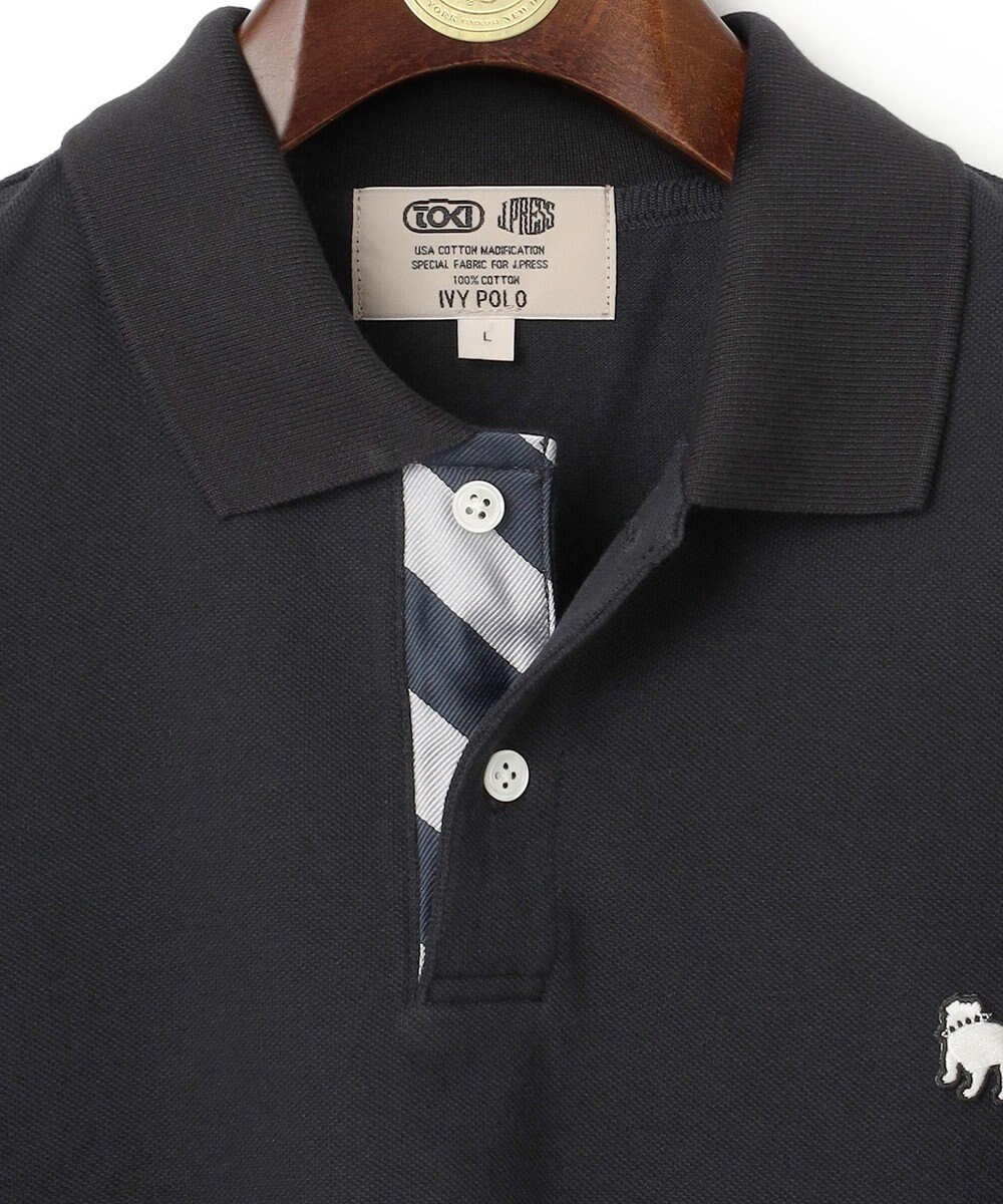 J.PRESS MEN 【大人気 / 10色展開】バックブル カノコレジメン ポロシャツ 