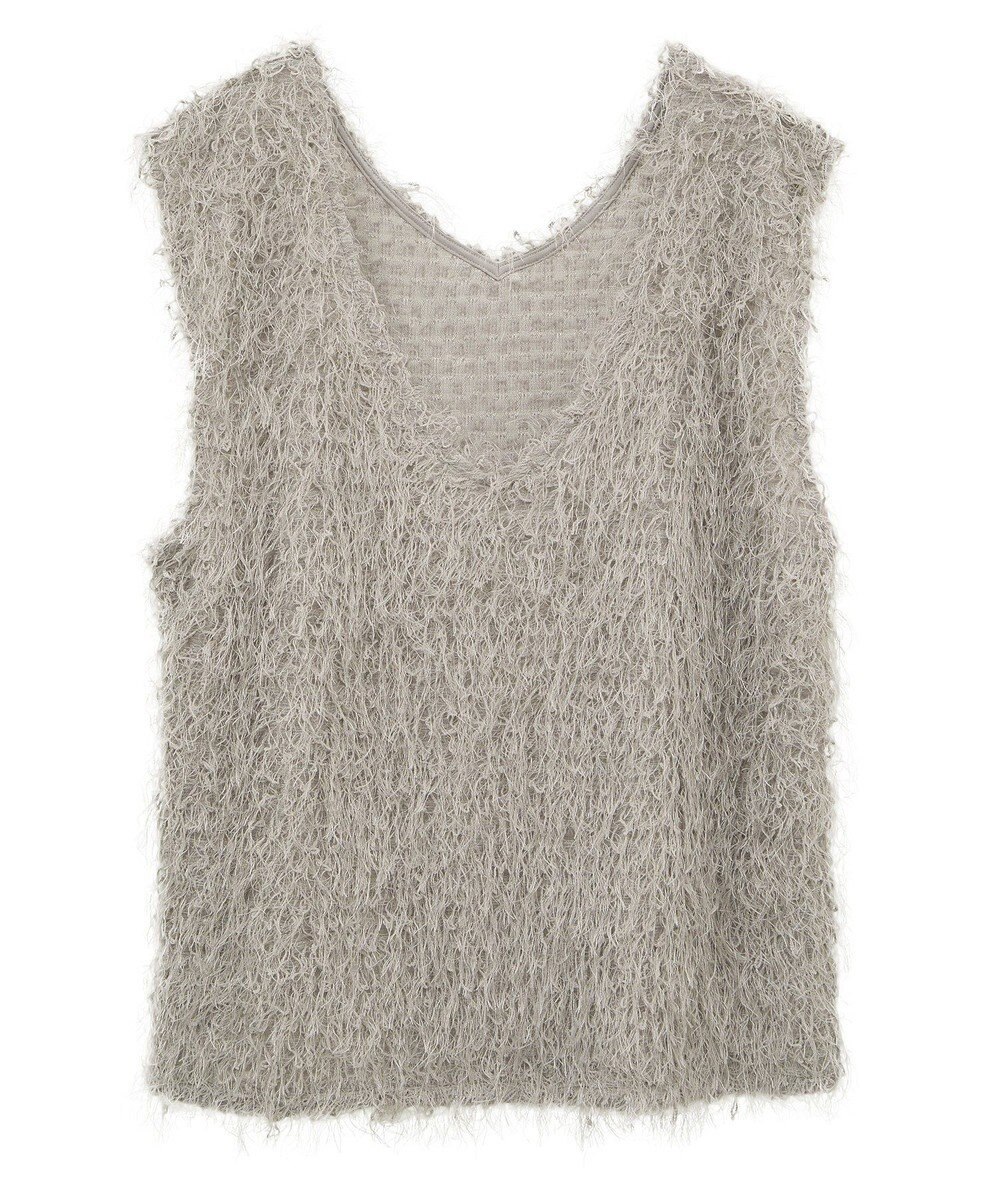 earth music&ecology ふさふさベスト 