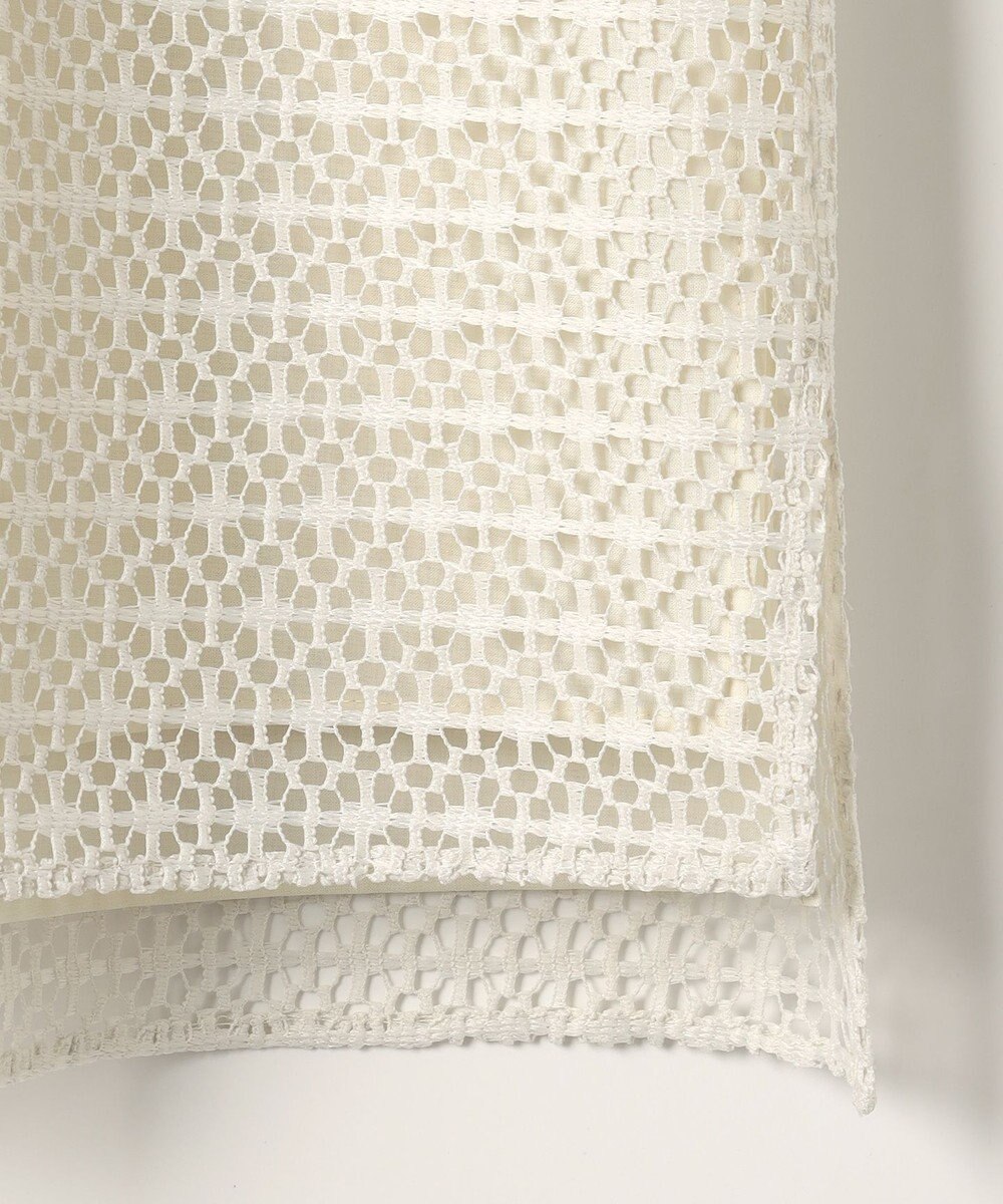 J.PRESS LADIES レースジャージー バンドカラー カットソー 