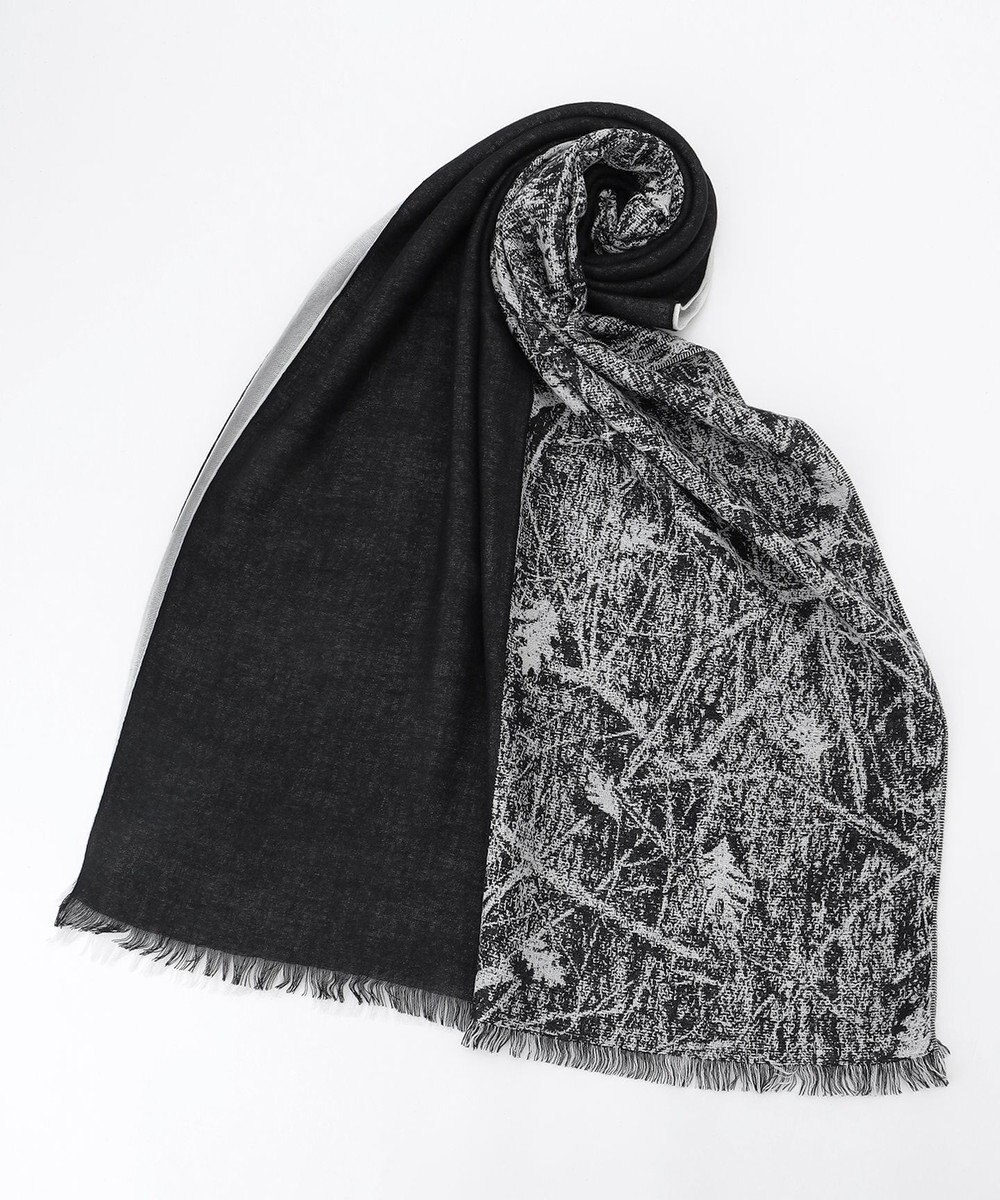 JOSEPH HOMME シルクカシミヤ ストール フォレストパターン 