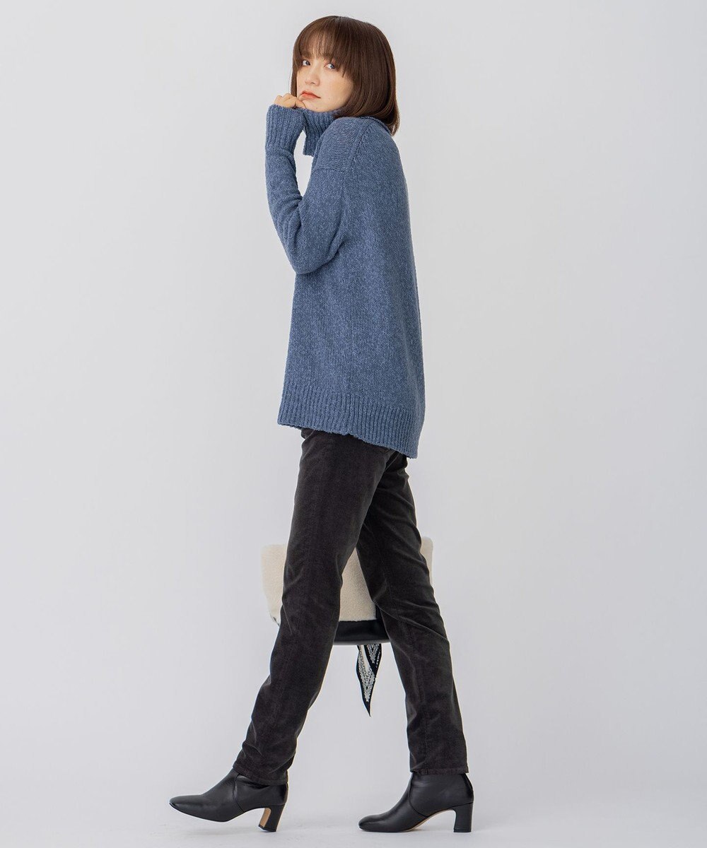 23区 【洗える】23区DENIM ベルベットストレッチ スキニーパンツ 