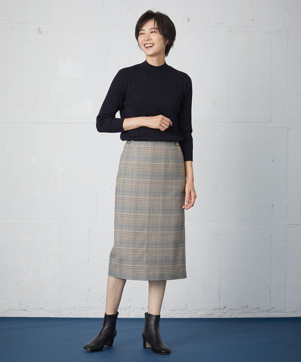 J.PRESS LADIES 【洗える】KNIT BASIC ハイネック ニット 