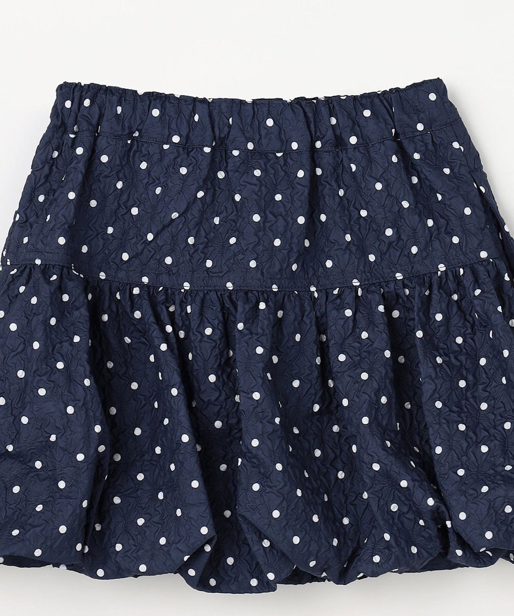 ANY KIDS 【洗濯機可能】バルーン ドットスカート 