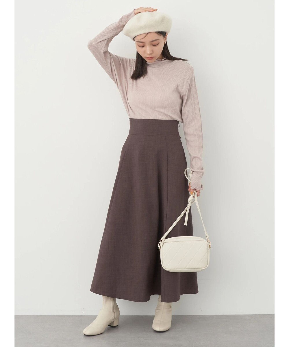 earth music&ecology コットンシアータートルネックプルオーバー 