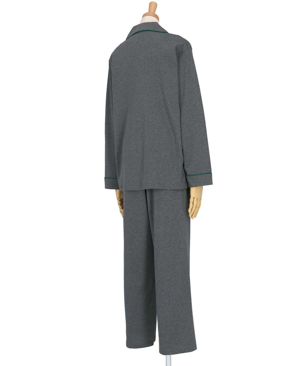 une nana cool 【綿100%】60/1 シルケットスムース 長袖開襟 MADE WITH LIBERTY FABRIC 