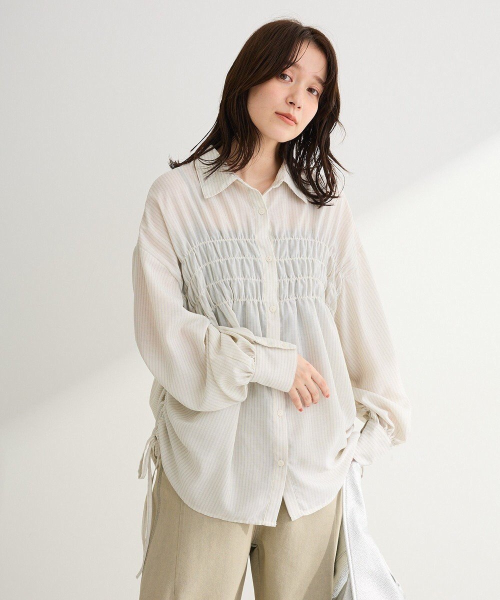 Green Parks 脇シャーリングシャツ 