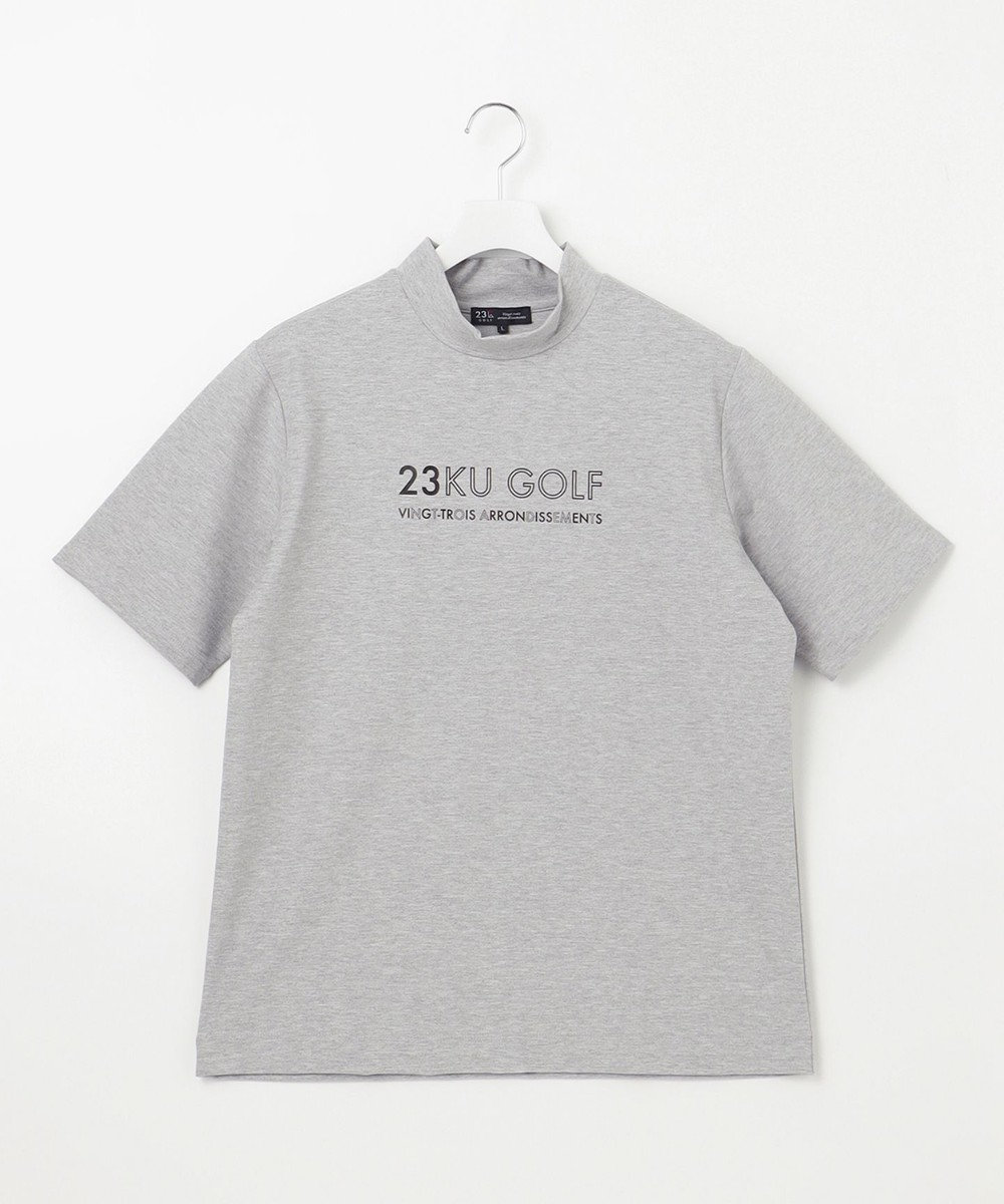 MEN】【UVケア】ロゴ モックネックシャツ / 23区GOLF | ファッション