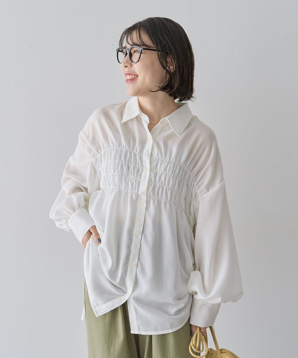 Green Parks 脇シャーリングシャツ 