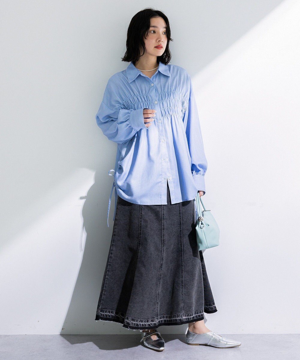 Green Parks 脇シャーリングシャツ 