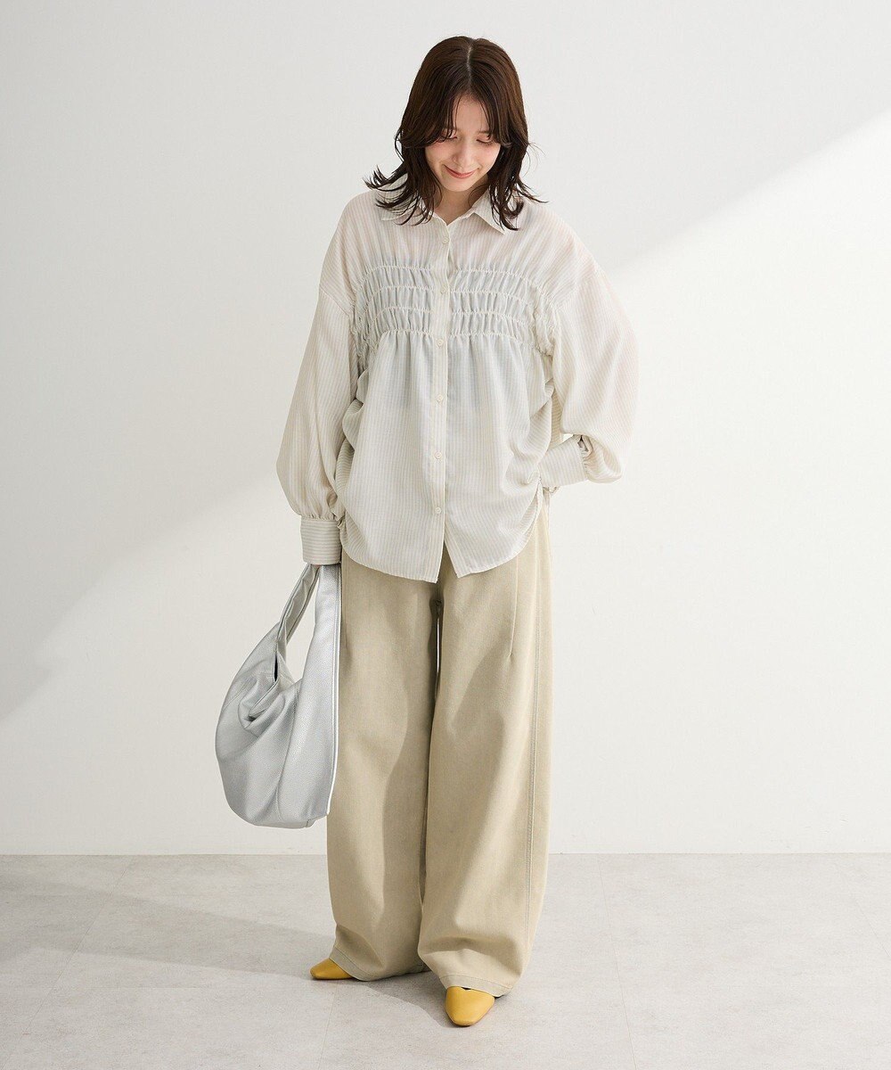 Green Parks 脇シャーリングシャツ 