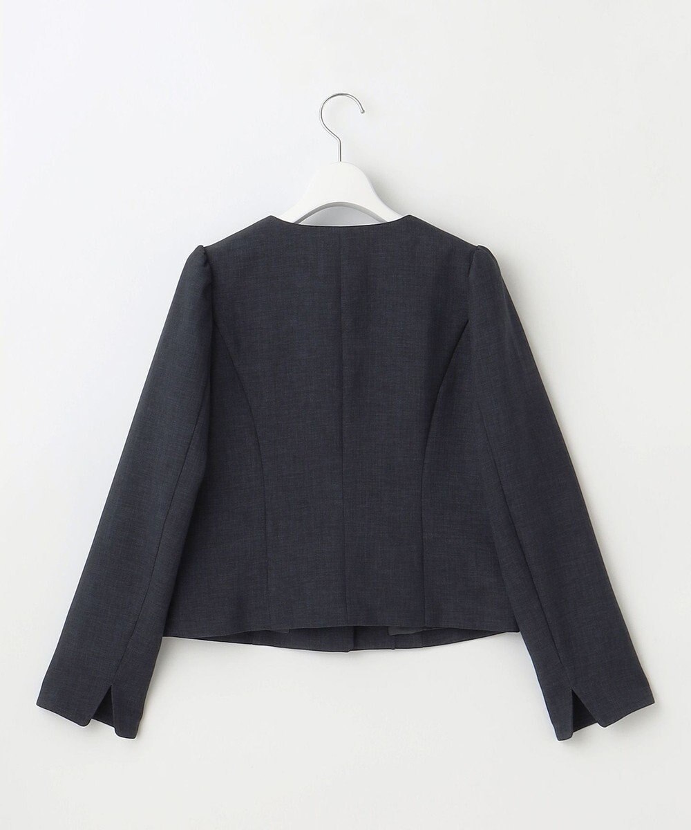 Feroux 【洗える】パールボタンジャケット×スカート セットアップ 