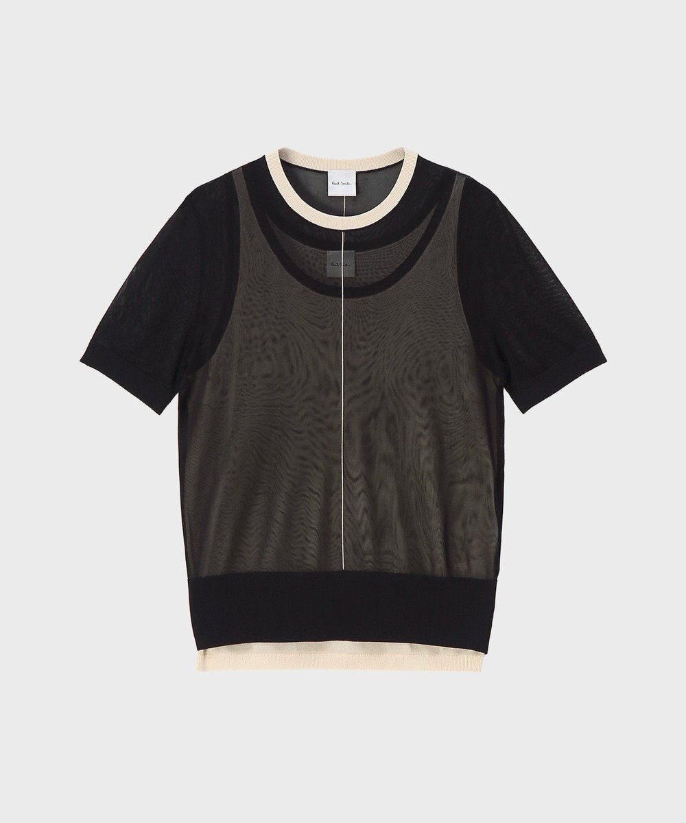 Paul Smith シアーレイヤード 半袖ニット 