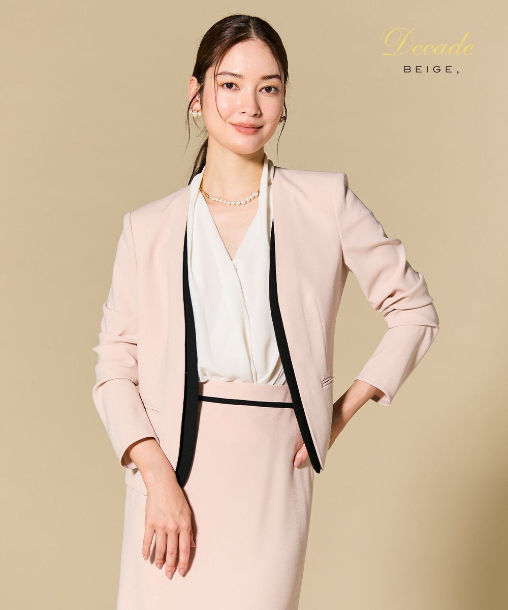 BEIGE， 【セットアップ対応】CINDY / ダブルカラージャケット 