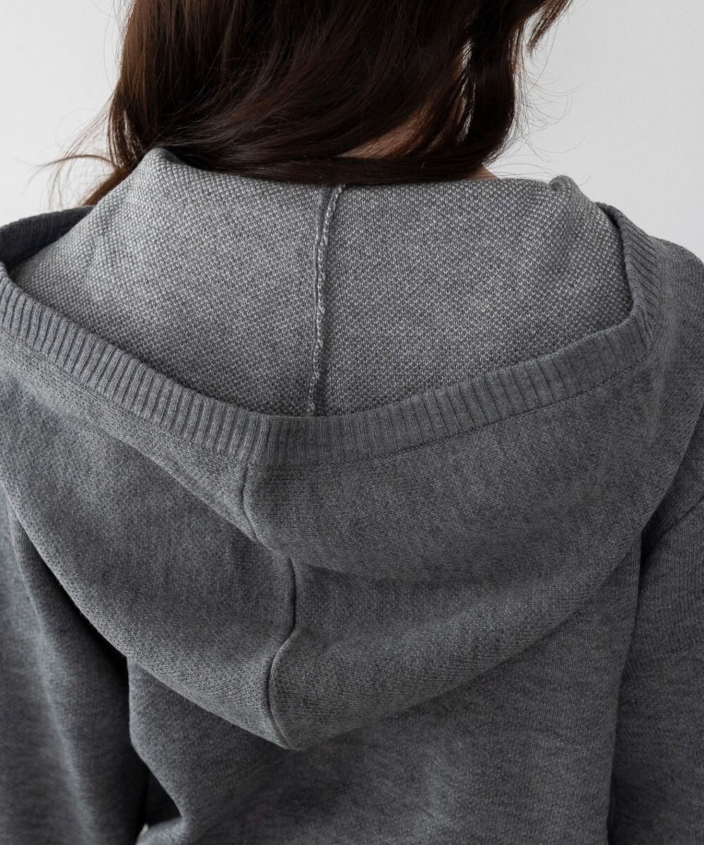 WEGO グラフィックジャガードニットZIPパーカー 