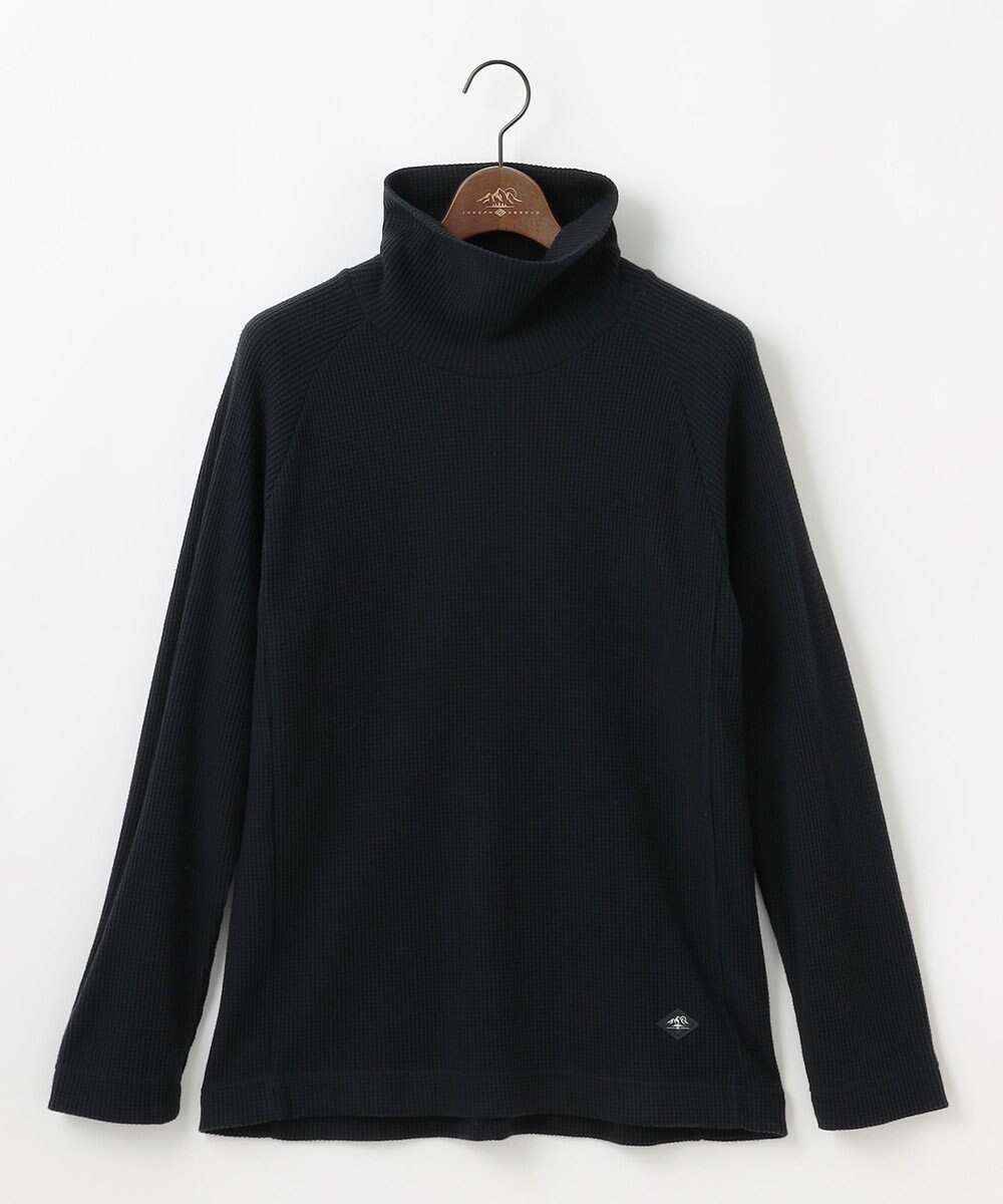 JOSEPH ABBOUD MOUNTAIN 【日本製/ソフト】ソフトウォームワッフル タートルネック Tシャツ 