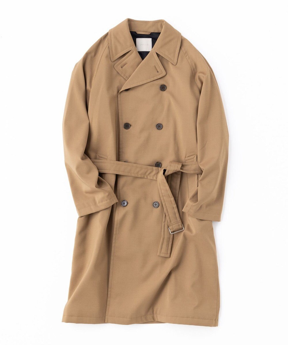 UNFILO MENS 【男女兼用】ウールライクトレンチコート 