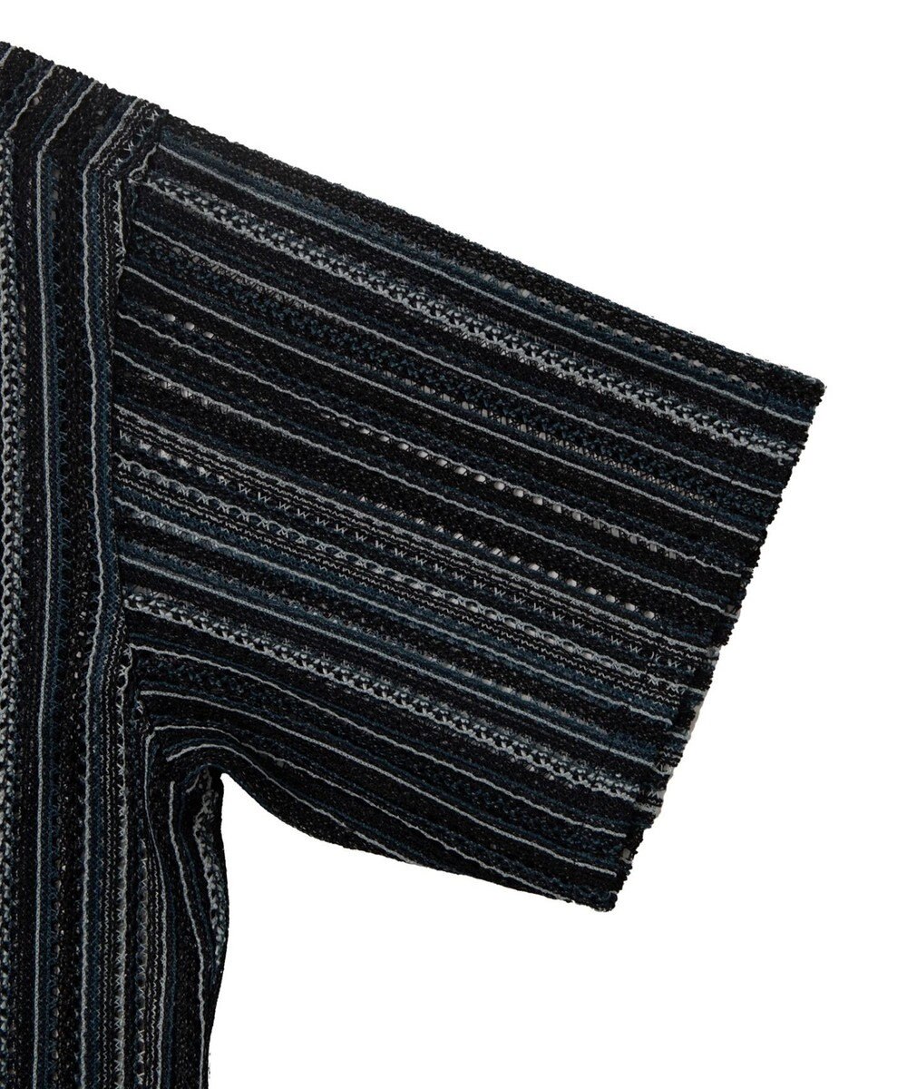 WEGO ストライプメッシュBIGシャツ（S） 