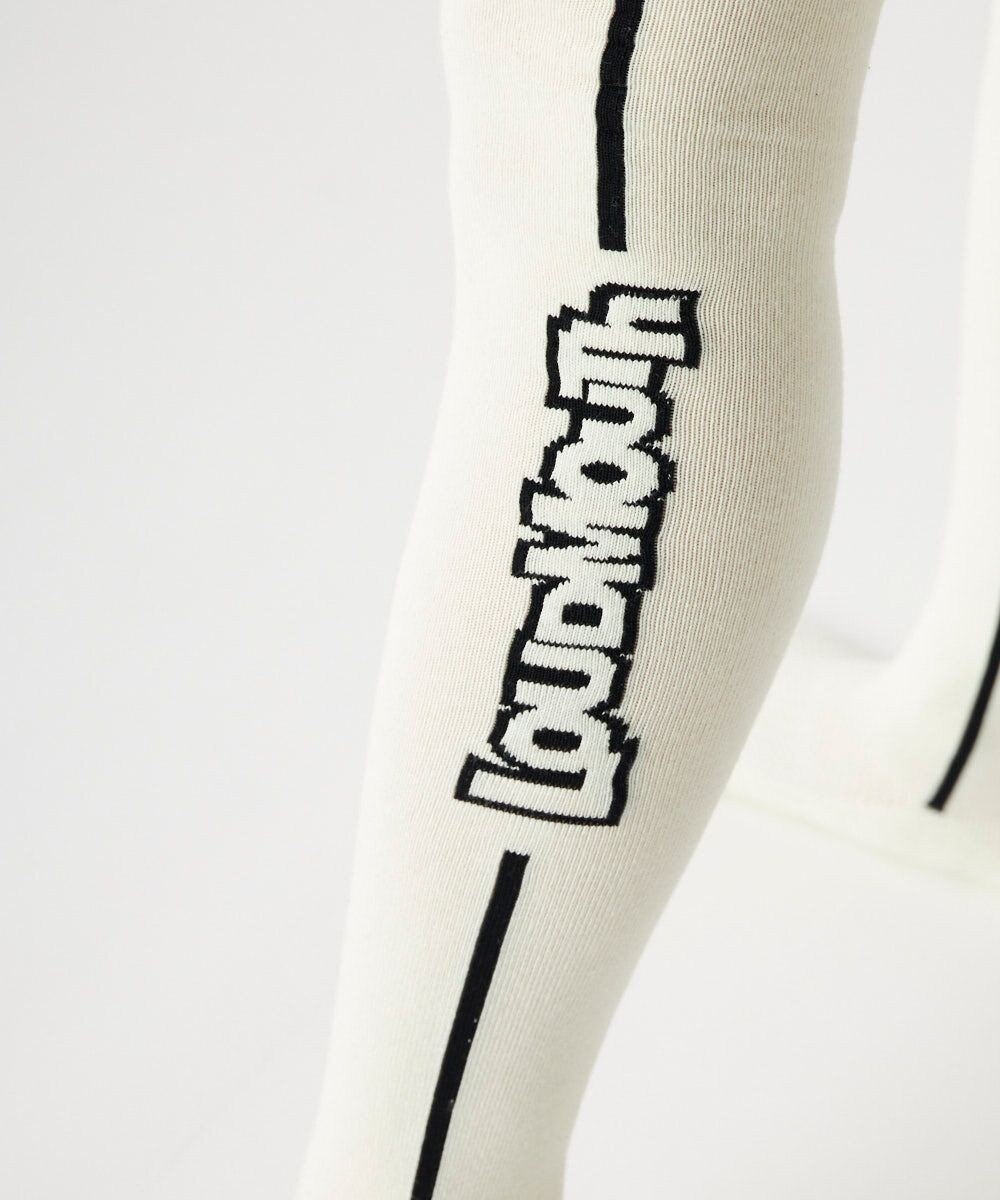 FILA GOLF／marie claire 【LOUDMOUTH】ロゴ入りニーハイソックス 