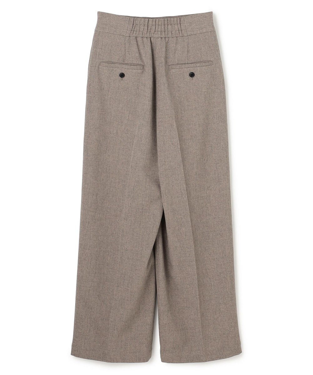 uncrave ウォッシャブルウールライクツイル ワイドパンツ 