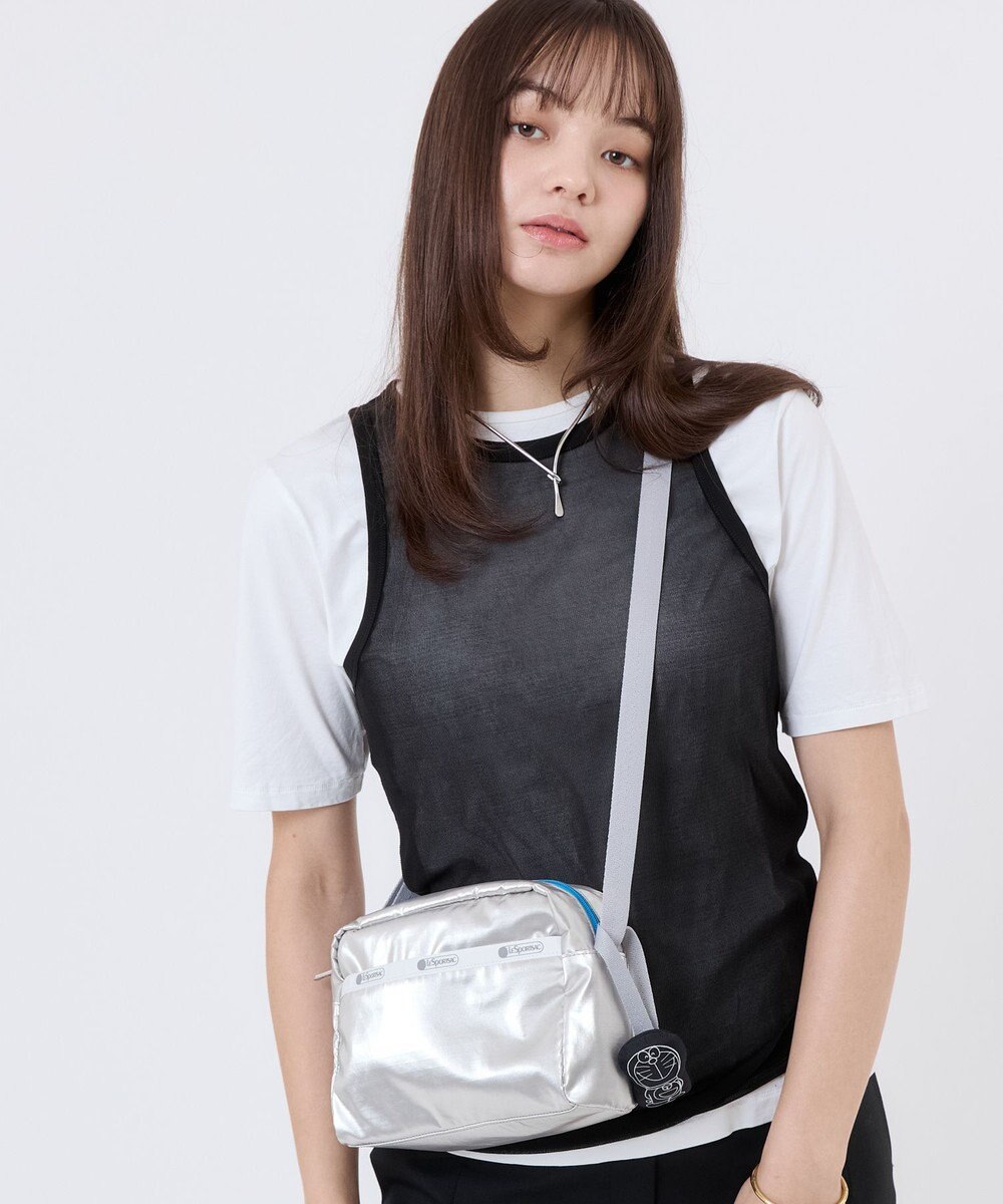 LeSportsac DANIELLA CROSSBODY/ドラエモンシルバーシャイン 