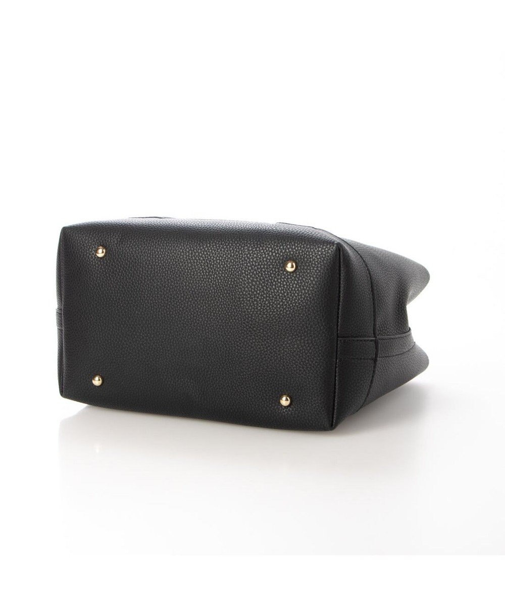 UNBILLION 【テレビ ドラマ着用アイテム】cachecache ショルダー付きパーテーション合成皮革トート 