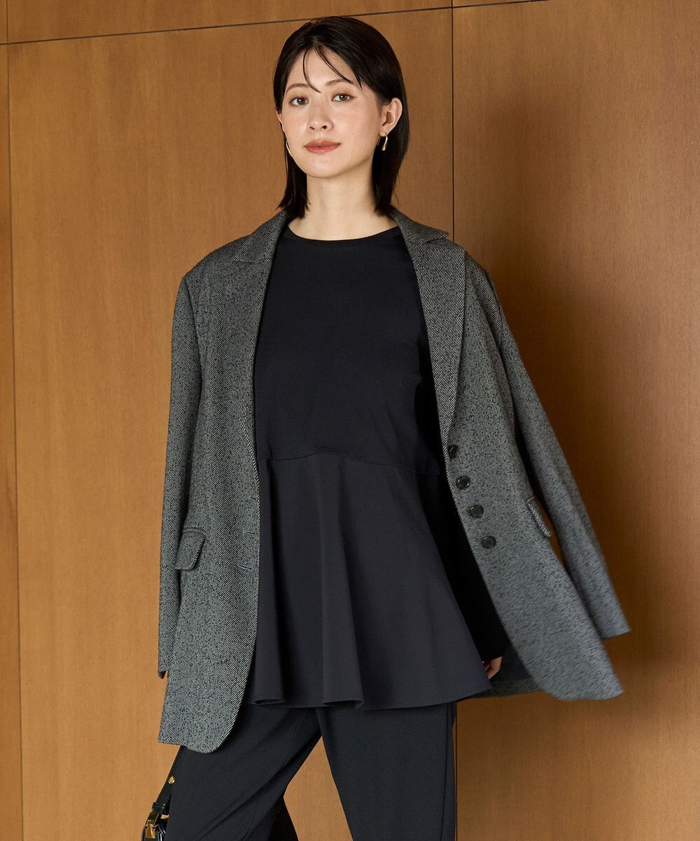 UNFILO L ペプラムコンビ ロンT 