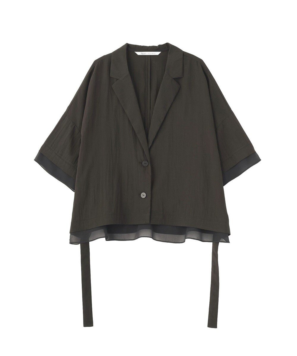 YECCA VECCA 【UVカット/遮熱/接触冷感】COOL袖シアージャケット 