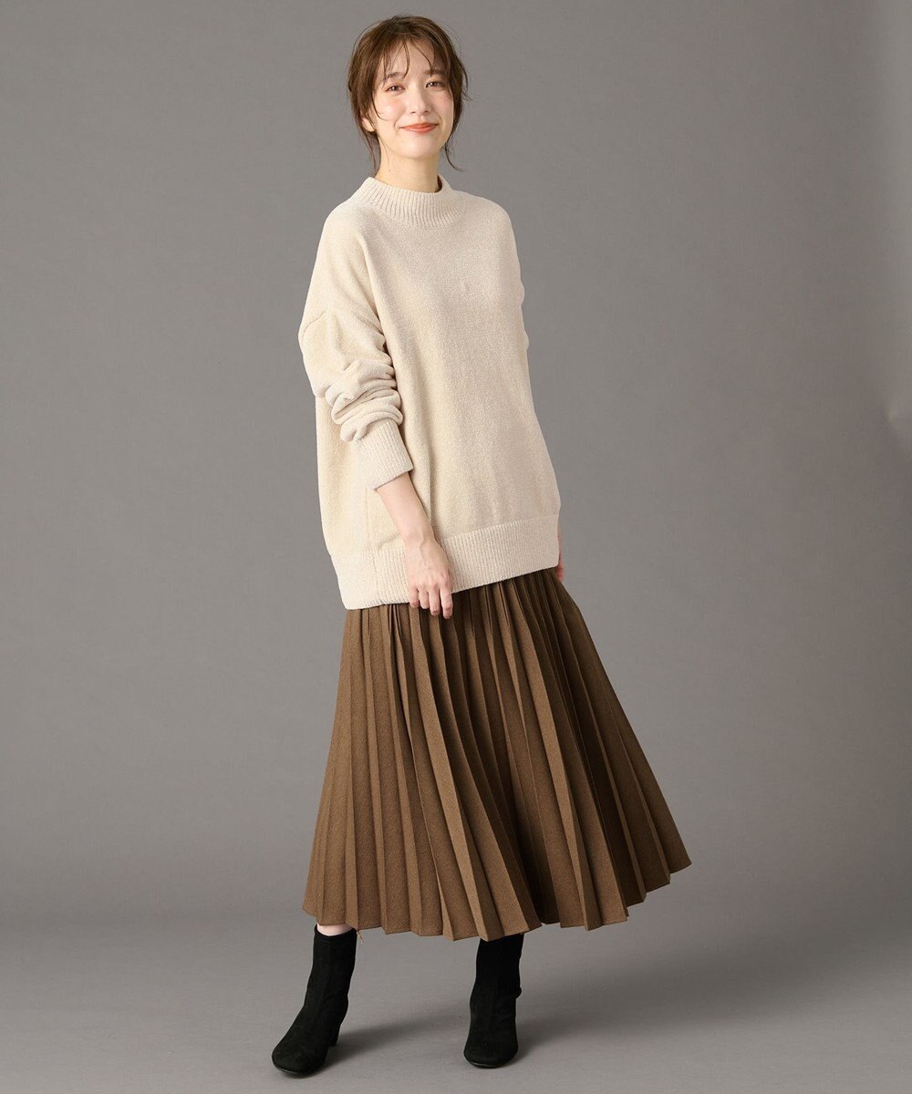 ANY 【ウエストゴム】プリーツスカート 