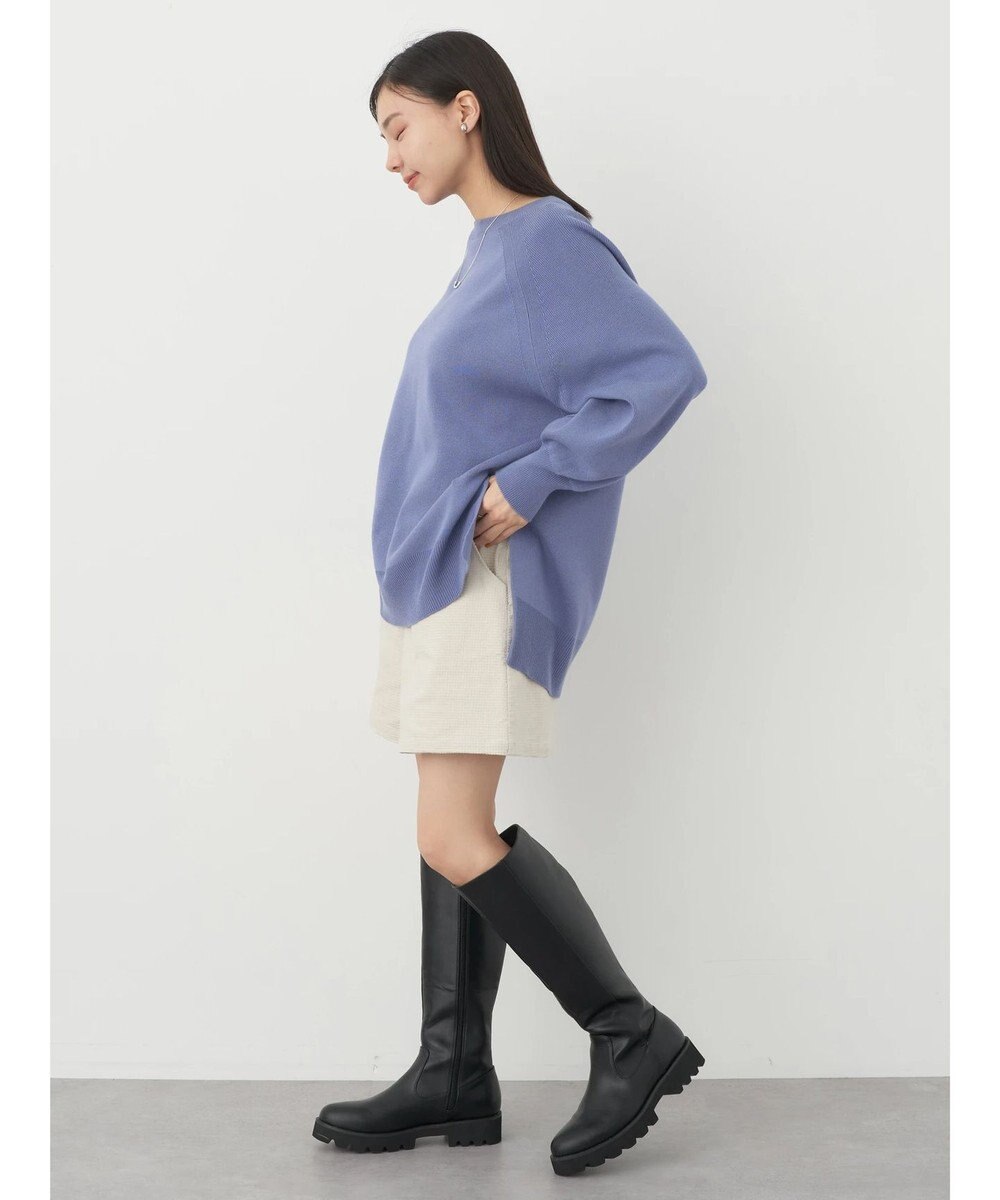 earth music&ecology サイドスリットルーズチュニック 