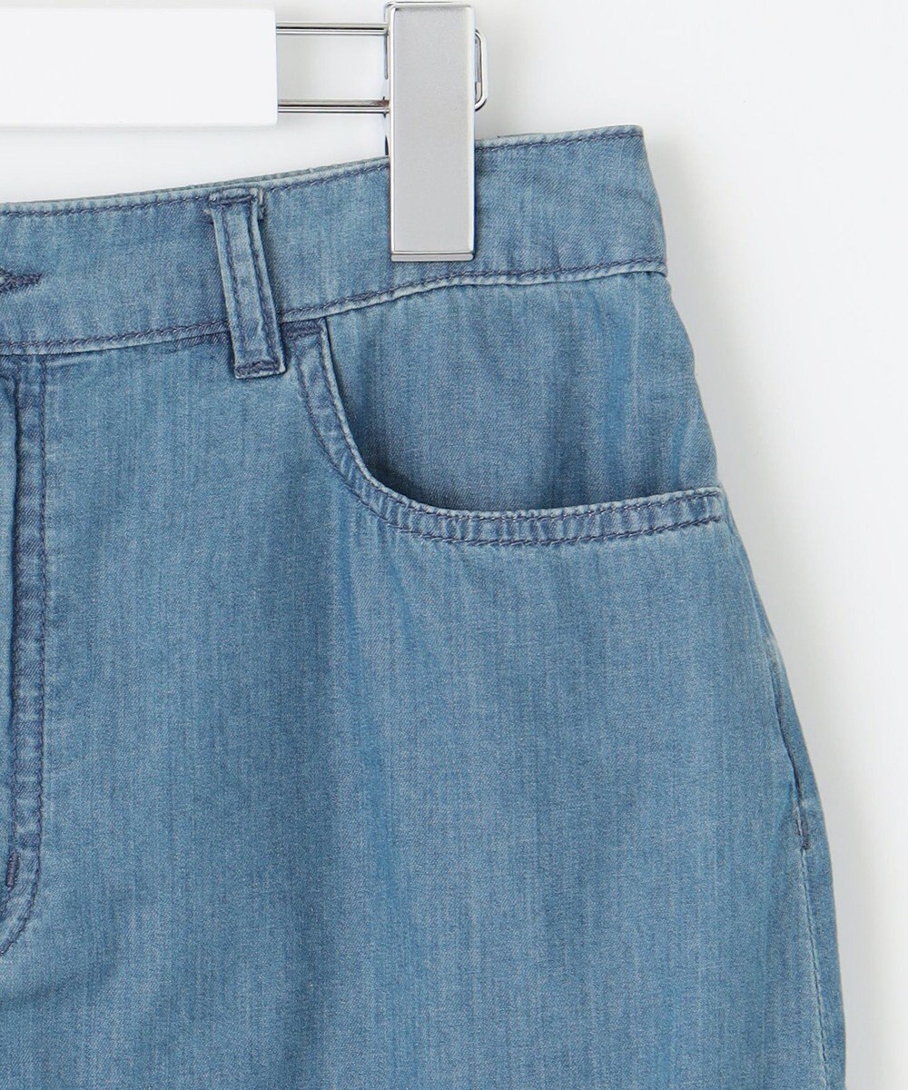 J.PRESS LADIES L 【洗える】4ozライトデニム スカート 