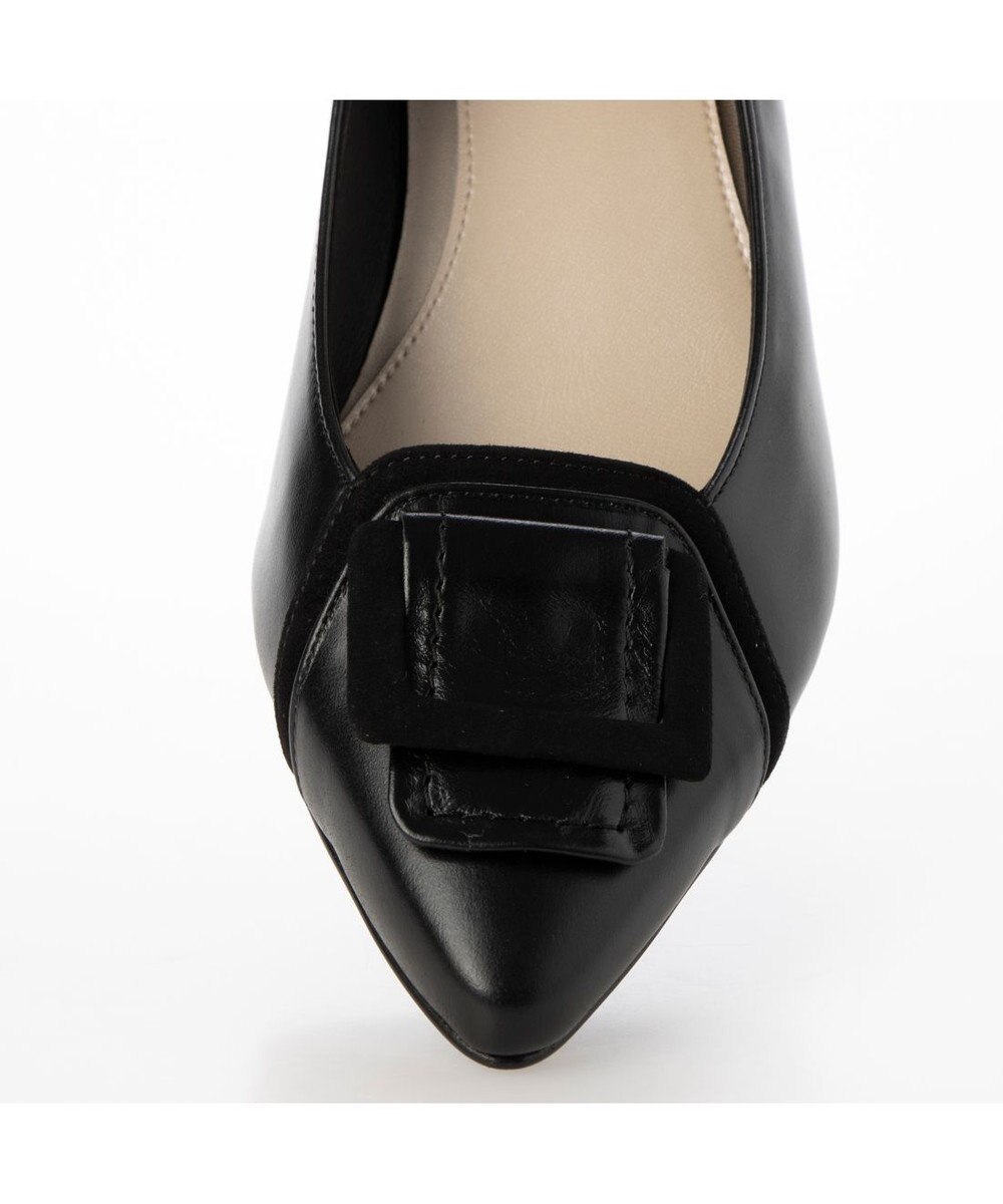 Riz raffinee <Riz raffinee>【3E】ポインテッドトゥバックルパンプス 