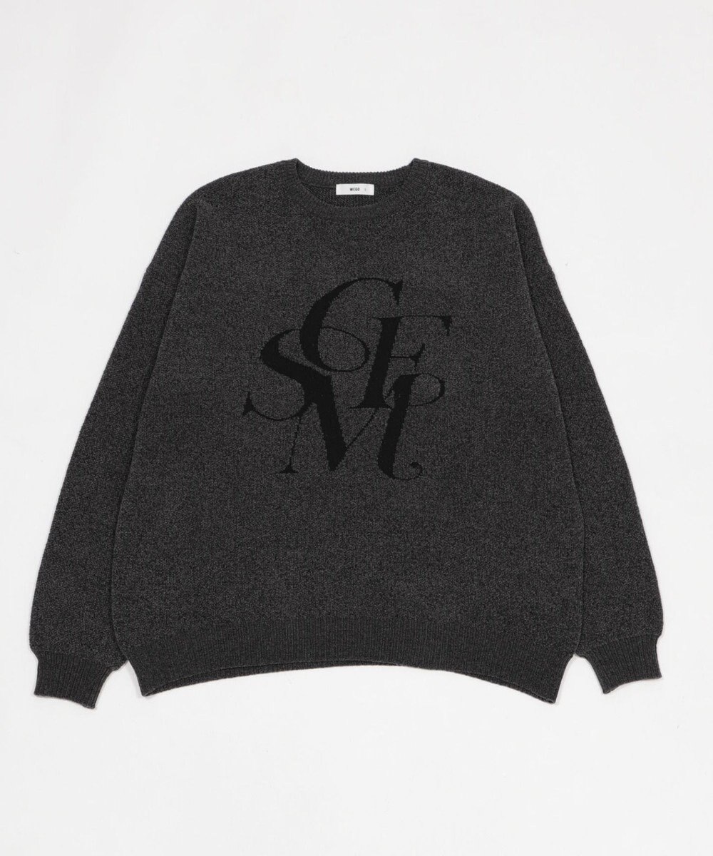 WEGO 【ユニセックス着用ITEM】ベロアモールグラフィックプルオーバー 