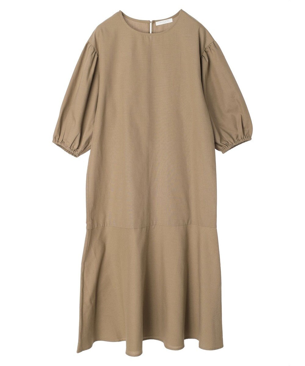 Green Parks 綿麻混マーメイドワンピース 