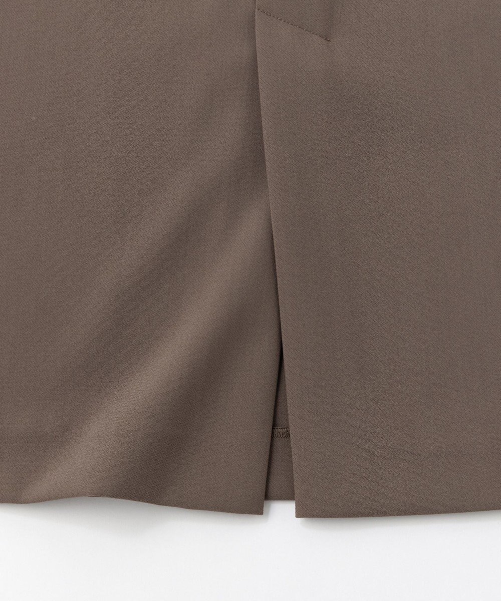 UNFILO 【選べる着丈】ダブルクロス Iラインスカート 