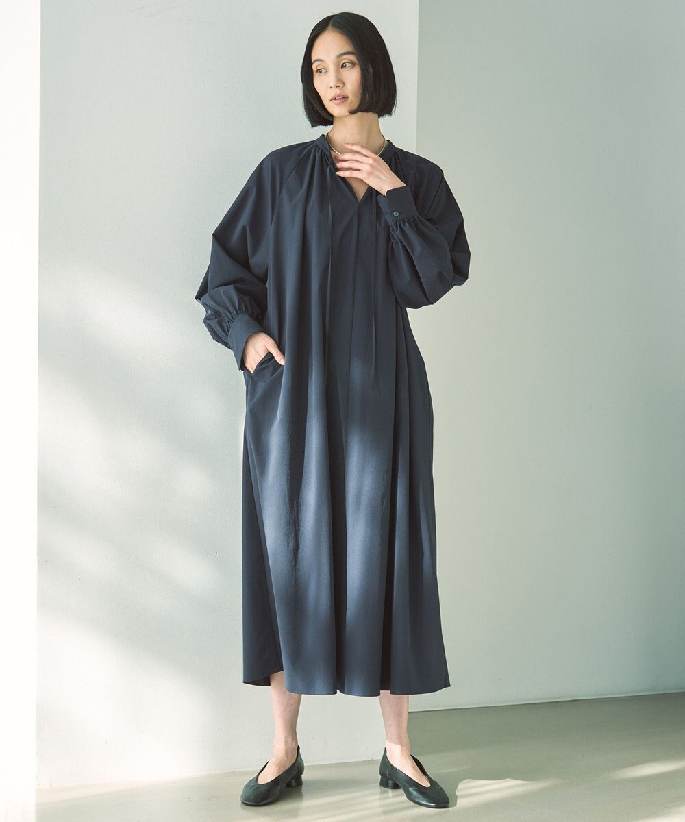 UNFILO L コンフォート シャツワンピース 