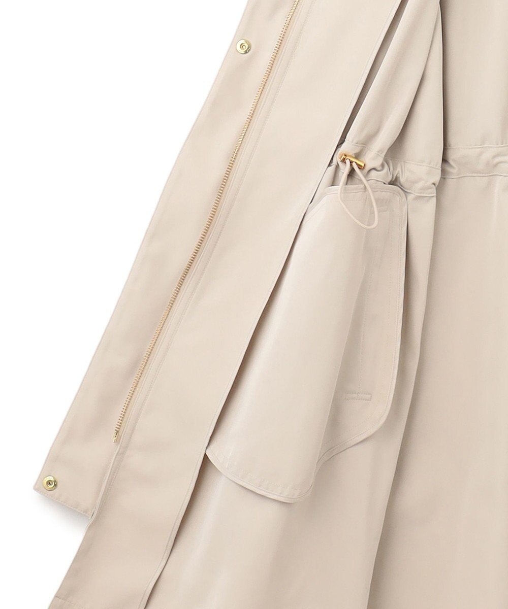 23区 S 【洗える】ライトツイル ノーカラーコート 