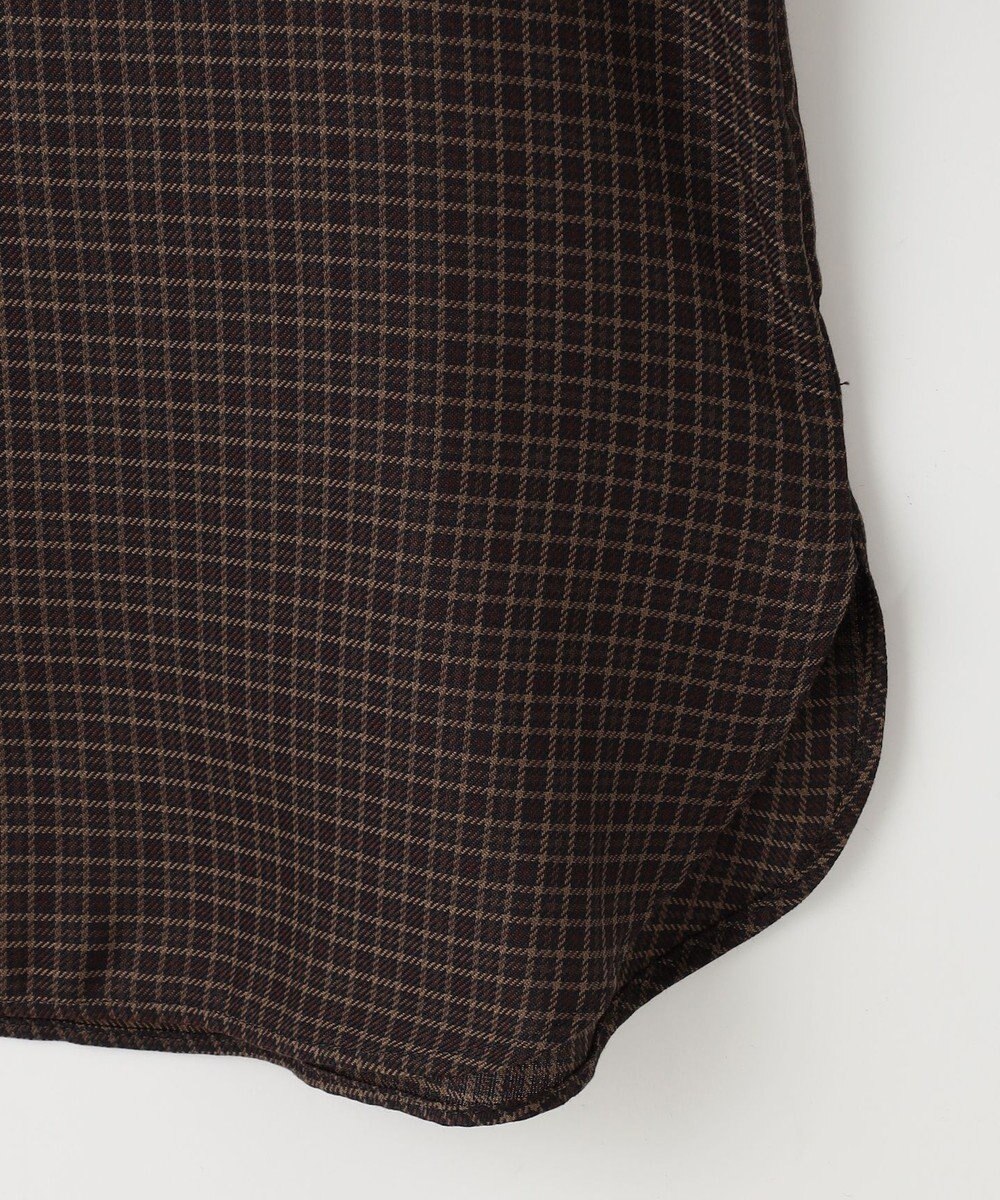 J.PRESS LADIES L 【洗える】Pe/Vis サイロチェック ブラウス 