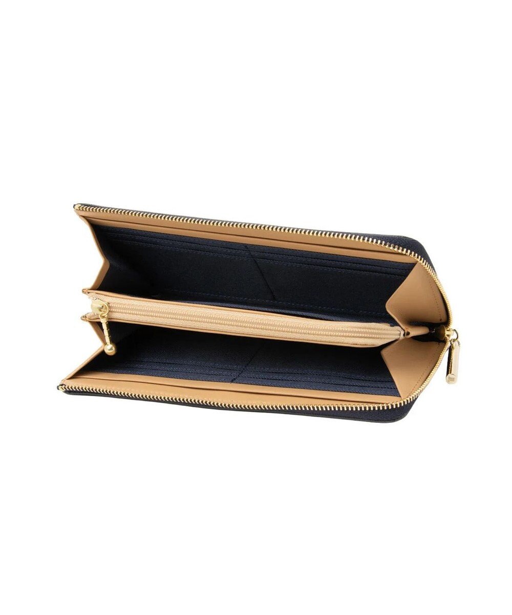 LANVIN en Bleu リュクサンブールハート Lファスナー長財布 