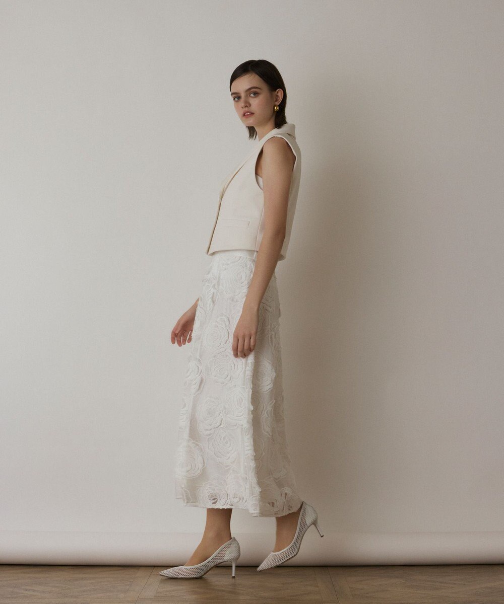 GRACE CONTINENTAL トリアセジャージジレ 