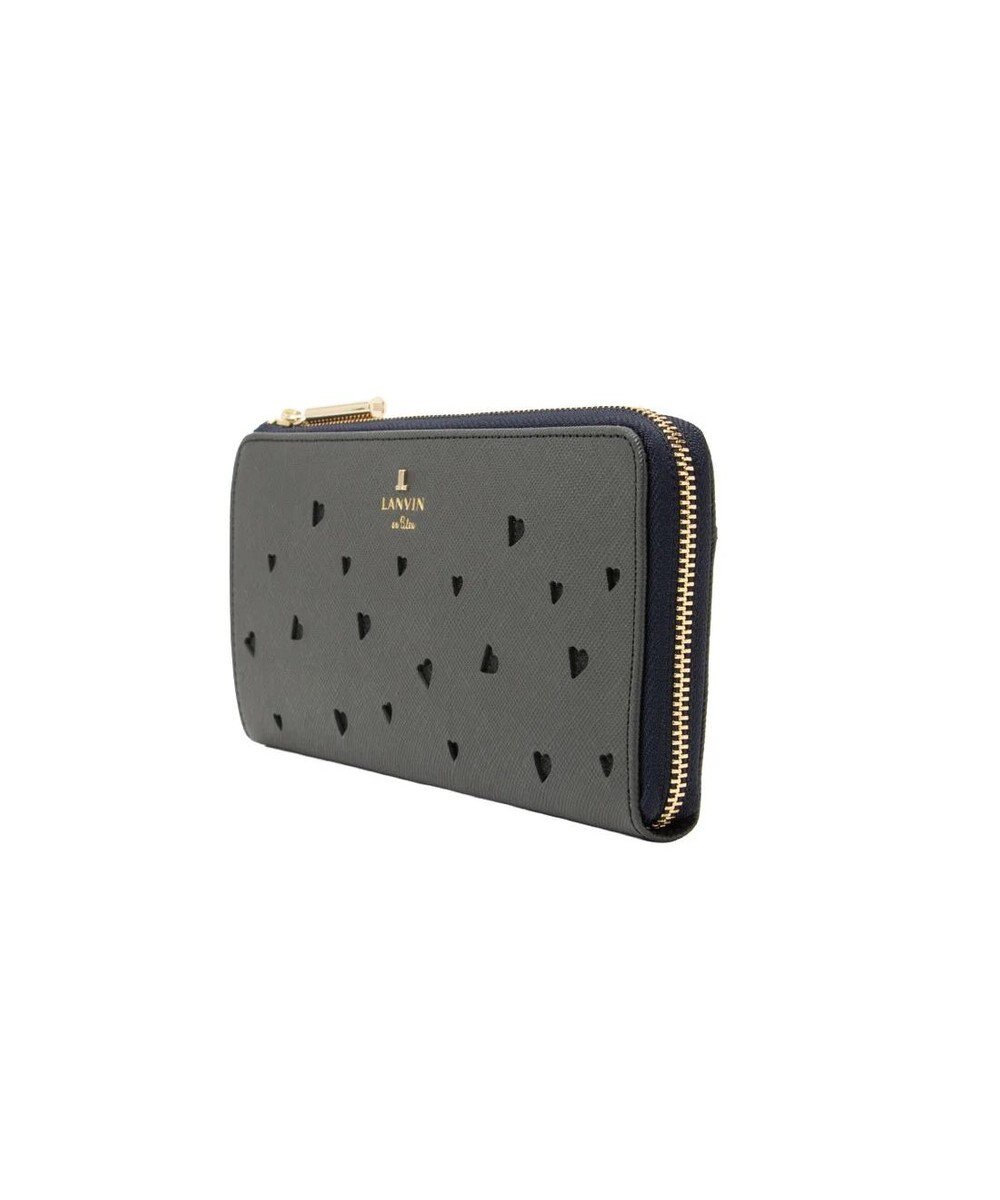 LANVIN en Bleu リュクサンブールハート Lファスナー長財布 