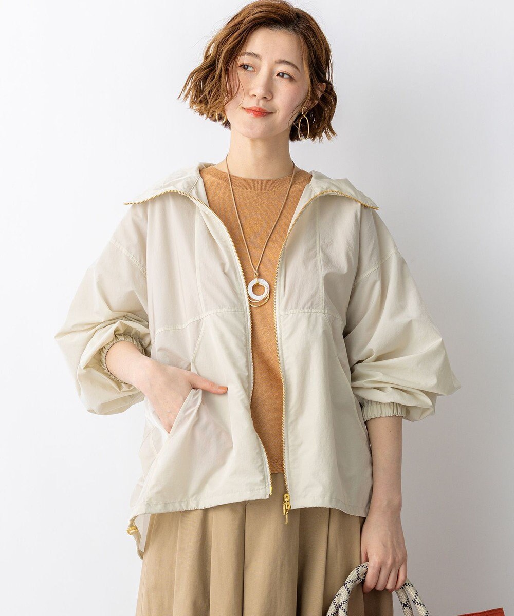 23区 【先行予約】ナイロンタイプライター ダブルジップ ブルゾン 