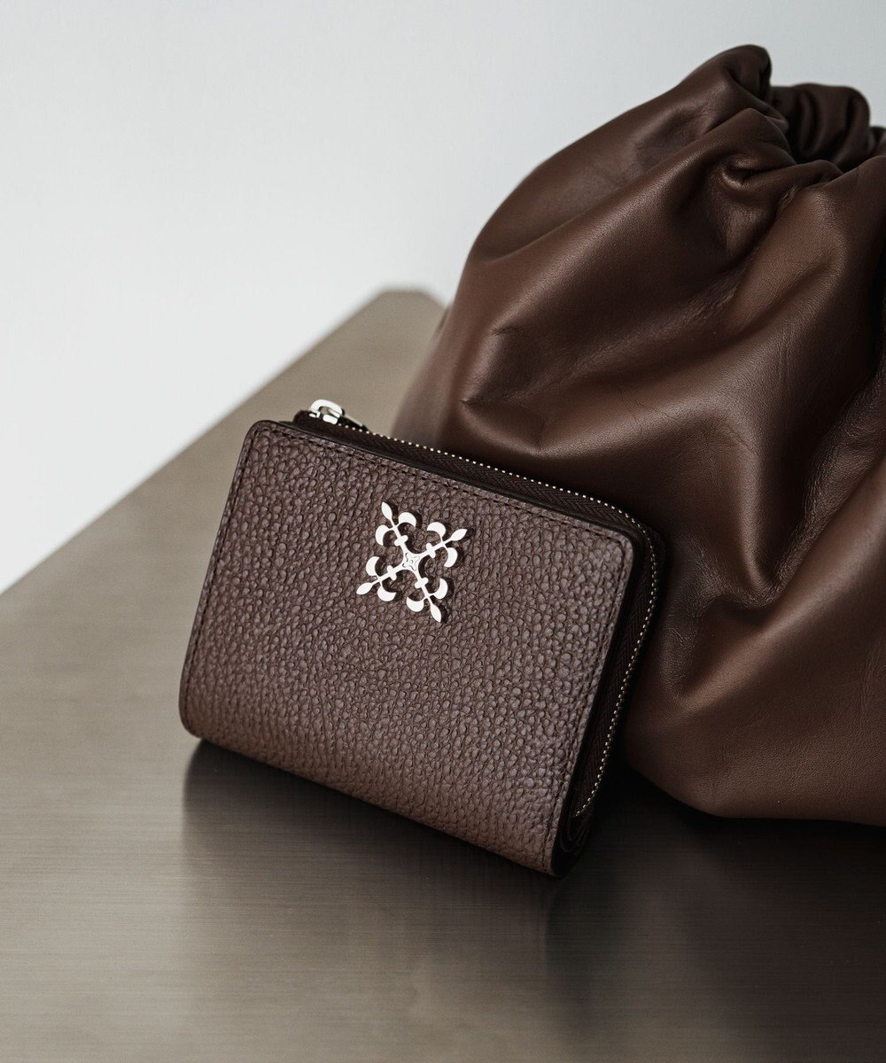 russet ＜お財布人気NO.1＞モノグラムプレートハーフウォレット(SO-376) 