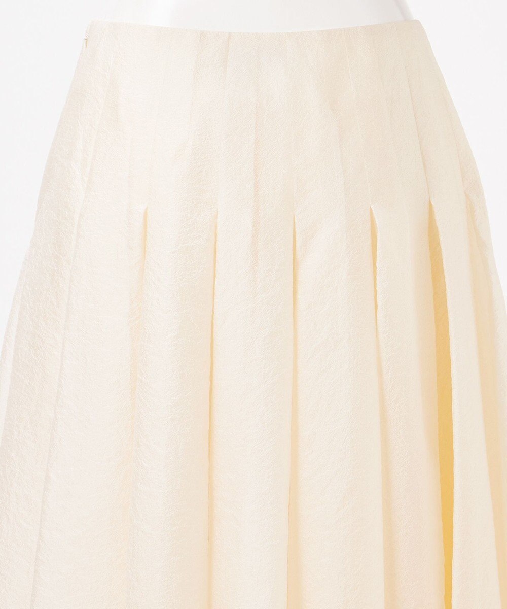 23区 【エステータ】クリスピーオーガンジー タック フレアスカート 