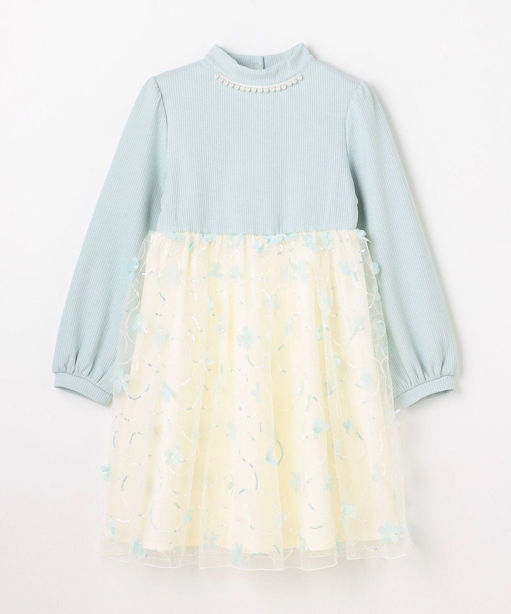 ANY KIDS フラワーチュール ドッキングワンピース 