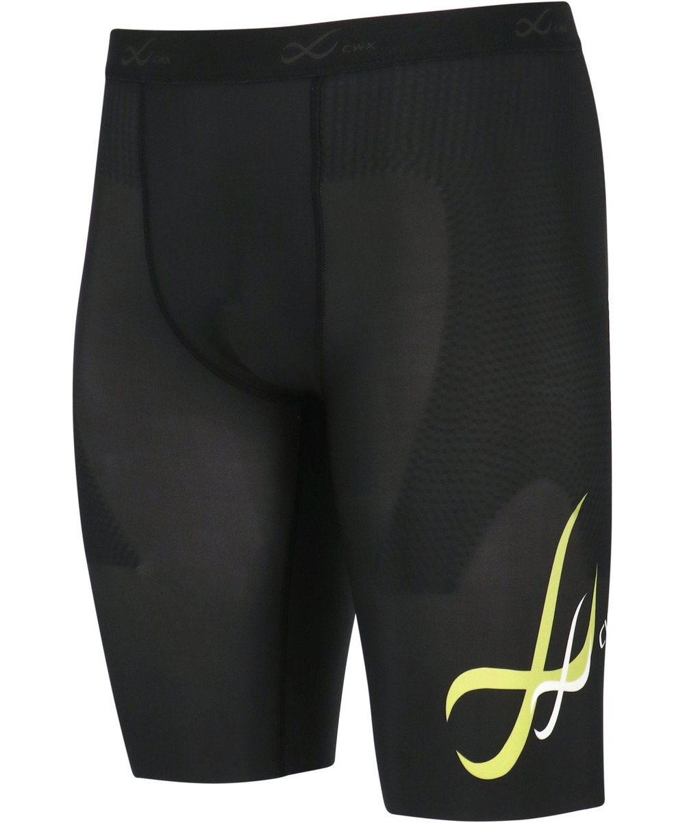 CW-X 【MEN】 CW-X 股関節サポート タイツ 【大谷翔平愛用モデル・撮影着用品番】 下半身の軸がブレにくい 骨盤サポート 球技 陸上 ハーフ ひざ上丈 5分丈 メンズ HOO505 /ワコール 