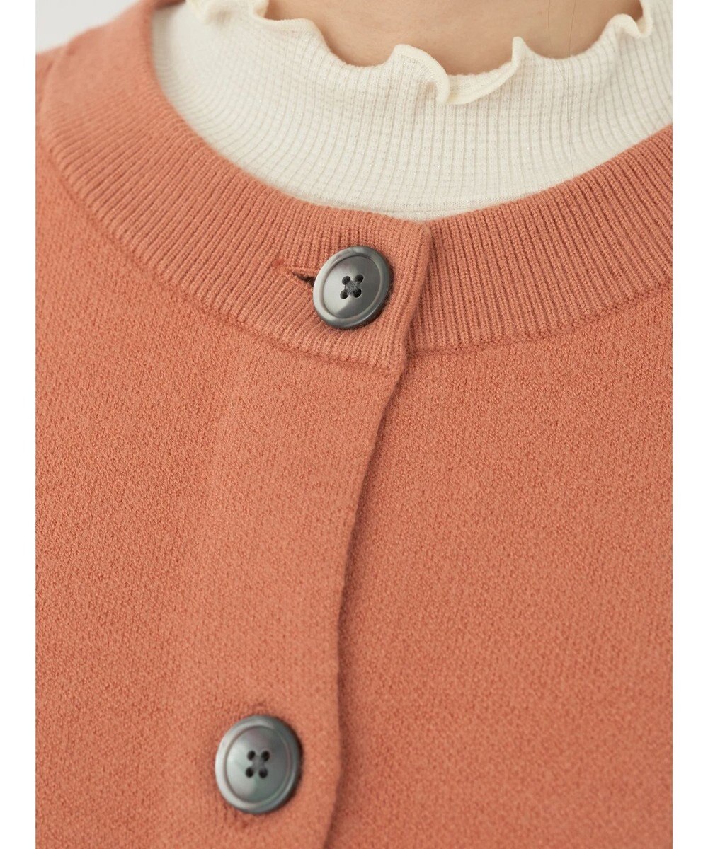 earth music&ecology やわらかタッチミドル丈カーディガン 