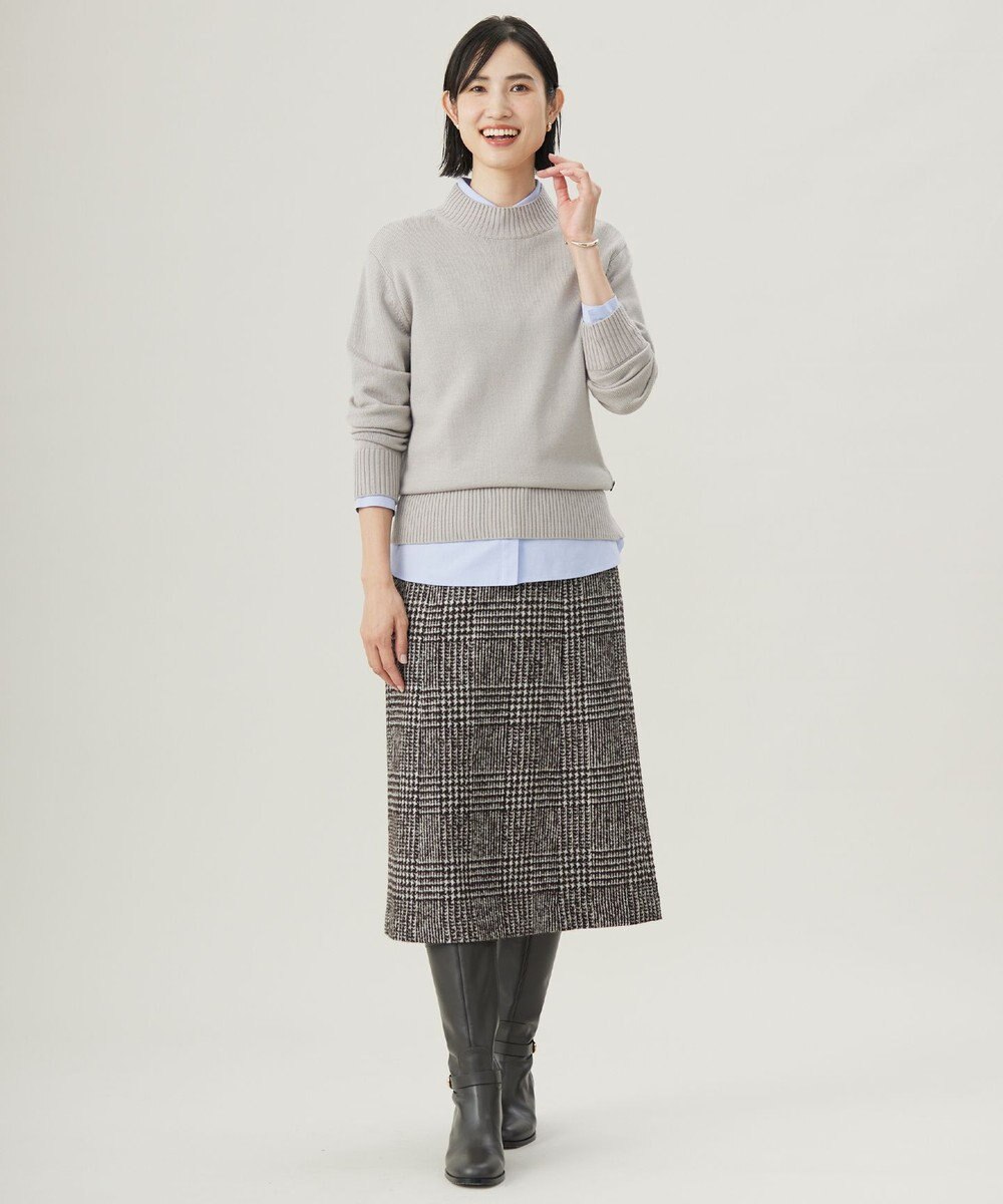 J.PRESS LADIES L 【WEB限定カラーあり・洗える】CLEAR WOOL BLEND ニット 